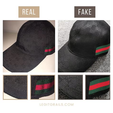 gucci cap fake vs real|gucci knockoff caps.